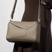 Genuine Leather Bag Women's First Layer Cowhide Soft Crossbody