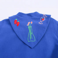 Long Sleeve Embroidered Jacket Coat