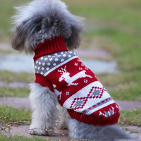Christmas Reindeer Maple Leaf Snowflake Holiday Pet Clothes