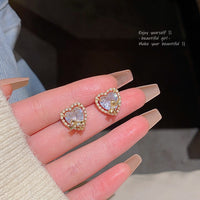 Retro Stud Designer Touch Statement Drop Earrings