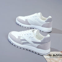 Student Running Sports White Daddy Shoes Women