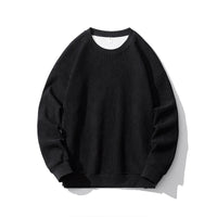 Corduroy Sweater Men's Casual Round Neck Pullover