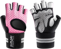 Men's Simplicity All-Match Sports Fitness Short Finger Gloves