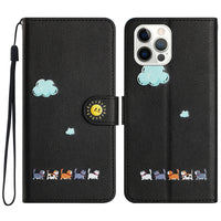 Fashion Cartoon Painted Cover Flip Card Holder