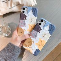 Compatible with Apple , Cute cartoon soft shell