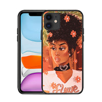 Compatible with Apple, Suitable for iPhoneX black girl phone case