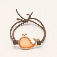 Hair accessories leather case small rubber band
