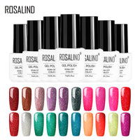 Stars decorated with rainbow light therapy nails 29 colors
