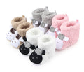 Coral velvet lamb winter boots baby toddler shoes