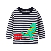 Autumn Bottoming Shirt Cotton Boys And Girls Long Sleeves