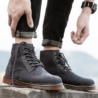 British style high-top casual single shoes cross-border large size worker