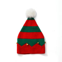 Children's Christmas Striped Knitted Woolen Hat