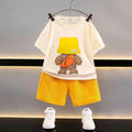 Boys' Suit Short Sleeve T-shirt Casual Sports Shorts