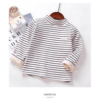 New children's autumn and winter plus velvet base shirt