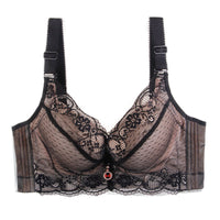 New large size four-row adjustable bra