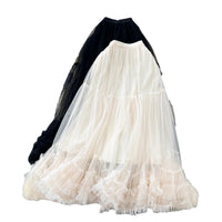 Fairy-like Tulle Skirt In A Soft Niche Winter Style