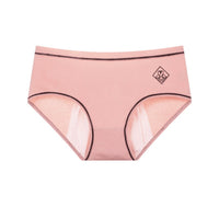 Threaded cotton sanitary panties