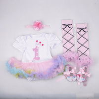 Baby dress four-piece
