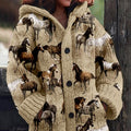 Sweater Autumn And Winter Loose Twist Cardigan