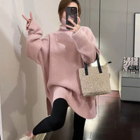 Autumn And Winter New Split Mid-length Bottoming Top