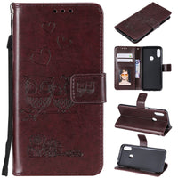 Owl embossed phone case