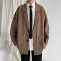 Men's Fashionable Loose All-Match Casual Suit Jacket