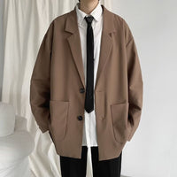 Men's Fashionable Loose All-Match Casual Suit Jacket