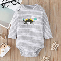 Three-piece Printed Baby Romper One-piece Suit