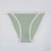 Lace Temptation Sexy Low Waist Thin Strap Girly Panties