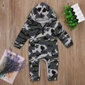 Camo Hooded Romper