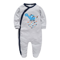 Spring and Autumn Thin Long Sleeve Baby One-piece