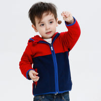 Spring And Autumn New Cardigan Hooded Children's Boy Jacket