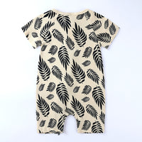 Summer Newborn Short-sleeved One-piece Romper
