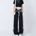 Women's American-style Retro Cuffed Jeans