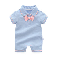 Baby Jumpsuit Thin Clothing Short Sleeve Crawler