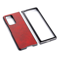 Folding screen two-color cow pattern phone case
