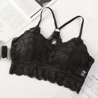 Ladies' lace-free back bra