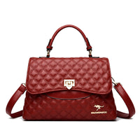 Fashionable Versatile Diamond-quilted Crossbody Shoulder Bag