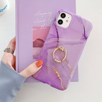 Colored marble phone case