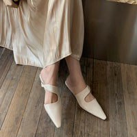 High-heeled Sandals Outerwear Light Luxury Summer New Arrival Handmade Vintage Style