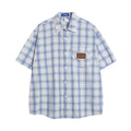 Short Sleeve Plaid Shirt Men And Women