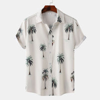 Cross-border Wind Beach Digital Printing Men's Short Sleeve Shirt