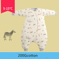 Baby autumn and winter one-piece pajamas