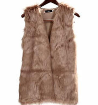 Faux Fox Fur Vest Women's Warm Vest Vest