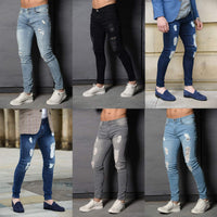 Pants Jeans For Mens Trousers Spring Plussize Blue grey