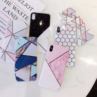 Splicing laser diamond phone case