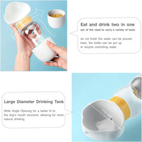 Dog Water Bottle For Outdoor Use Portable Companion Cup Plastic Water Bottle Dog Walking Water Feeding Dog Accessories Outdoor