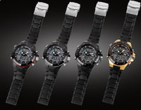 Dual display waterproof watch