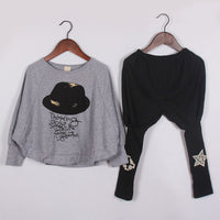 Girls spring and autumn long sleeve suit
