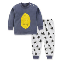 Children's clothing spring and autumn style Korean children's underwear set shoulder buckle cotton autumn clothes long pants